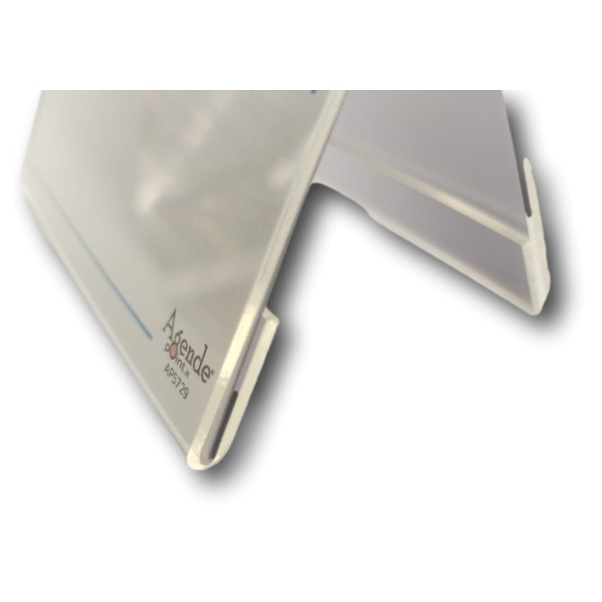 2 pz Portanome Da Tavolo Bifacciale In Pelxiglass 10x6cm Segnaposto 5