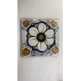 Quadro In Tela Sicilia Bedda - Fiore Big 20x20cm Cornice In Legno 3