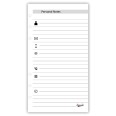 Ricambio agenda organizer settimanale in lingua INGLESE - 2026  - 9,5x17cm 90gr bianco 1