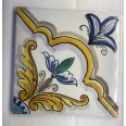Quadro In Tela Sicilia Bedda Yellow 30x30cm Cornice In Legno 3