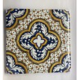 Quadro in tela sicilia Flower 30x30cm cornice in legno 3