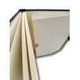 Taccuino Premium 13X21 con copertina rigida, 240 pagine a righe, chiusura con elastico, tasca interna, Nero 2