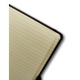 Taccuino Premium 13X21 con copertina rigida, 240 pagine a righe, chiusura con elastico, tasca interna, Nero 5