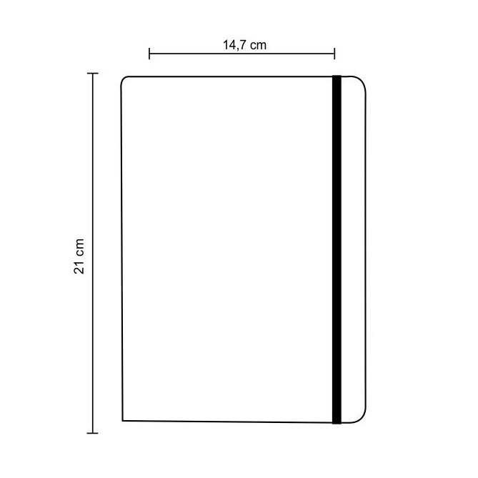 Taccuino Blocco Note A5 A Righe Copertina Rigida In Cartone Riciclato 8