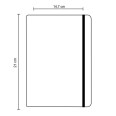 Taccuino Blocco Note A5 A Righe Copertina Rigida In Cartone Riciclato 8