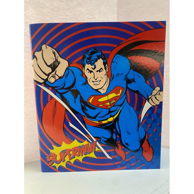 Superman Carpetta 4 Anelli Dorso 3cm Colore - 1 Pezzo 3