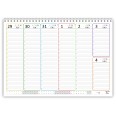 Planning settimanale spiralato in lingua CINESE 21x30cm A4 orario 55fogli 5