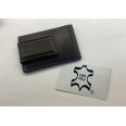 Portafoglio e Carte in Vera Pella Marrone - 4 Scomparti con calamita porta banconote 2