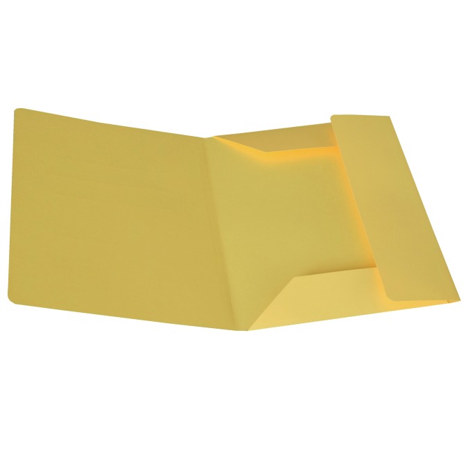 10 Cartella Portadocumenti cartoncino 3 Lembi colori FORTI - 25x33 cm - da 200 gr 5