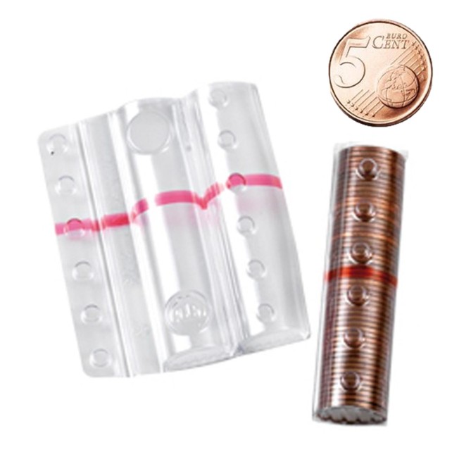 Kit 160 Blister Portamonete Euro, 20 Blister per Taglio, 160 Pezzi Assortiti, penna sigilli e mastrino omaggio 8