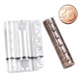Blister In Plastica Per Monete Da 2 Cent 20 Pezzi Contenitori Monete 1
