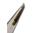 Parallela a rullo millemetrata in plexiglass - da 40 cm - con manico in legno per nautica 3