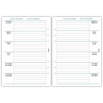 Ricambio Agenda Settimanale Bilingue Italiano/Inglese 2026, Formato A5 15x21 cm, 6 Fori, Carta 90g FSC 4