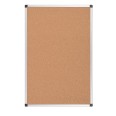 Lavagna con superficie in sughero - cornice in alluminio 90x120 cm 5