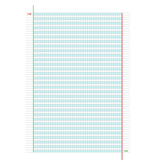 Quadernone spiralato didattico per la dislessia e disgrafia - 50 fogli 100 pagine da 100 Gr 9