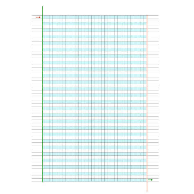Quadernone spiralato didattico per la dislessia e disgrafia - 50 fogli 100 pagine da 100 Gr 14