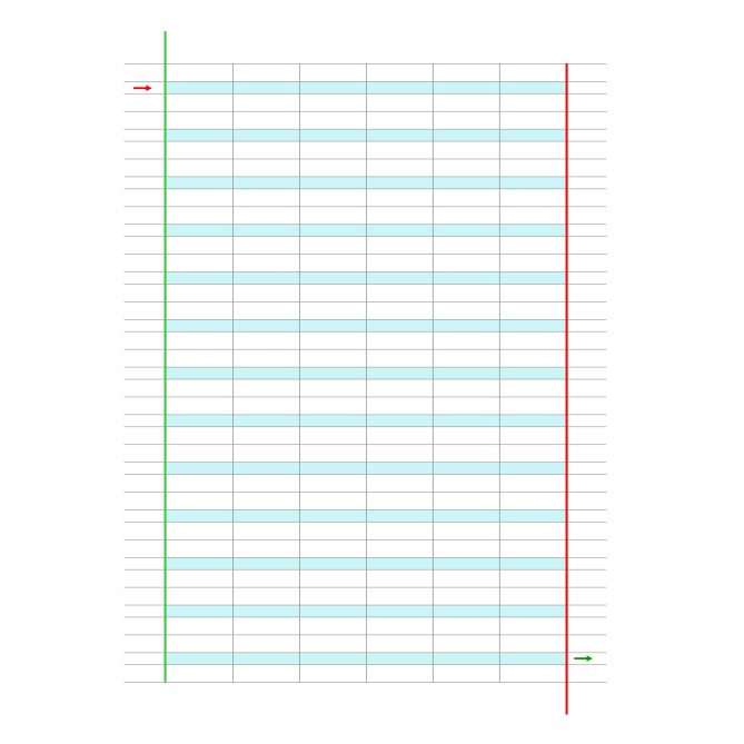 Quadernone spiralato didattico per la dislessia e disgrafia - 50 fogli 100 pagine da 100 Gr 18