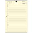 Ricambio Agenda giornaliera A4 con 4 Fori, Orario 8:00-22:30, 2026, Carta Avorio 80g 3