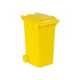 Portapenne Forma Di Pattumiera Coperchio Chiudibile - 10,5x9,5 cm 2