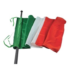 Bandiera Italiana in Poliestere Satinato, 100x70 cm, per Interno ed Esterno, Alta Qualità 1