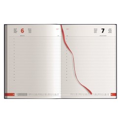 Agenda giornaliera 2026 sintetico 21x30cm A4 sab dom separati multilingua 1 2