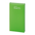 Agenda settimanale tascabile 2026 tessuto 8x15cm multilingua verde 2