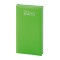 Agenda settimanale tascabile 2026 tessuto 8x15cm multilingua verde 2