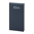 Agenda settimanale tascabile 2026 tessuto 8x15cm multilingua blu 2