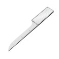 Tagliacarta Elegante in Metallo Cromato con doppio Righello sulla lama , 168mm, con Confezione Regalo 1