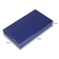 Svuota Tasche in Ecopelle, 23x13x2,4 cm, Elegante Vassoio Portaoggetti, Nero 2 2