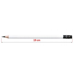 2 pz  Matita Gigante con punta in grafite , 24 cm, Bianco e Blu, Ideale per Bambini 2 2