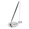 Stiloforo Con Catenella In Acciaio E Base Plex Elegant Posizionabile 1