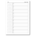 Agenda settimanale 2026 spiralata plastificata 21x30cm A4 bianco 2