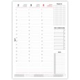 Agenda settimanale 2026 spiralata plastificata 21x30cm A4 bianco 5