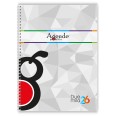 Agenda settimanale 2026 spiralata plastificata 21x30cm A4 bianco 6
