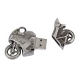 Chiavetta USB 16GB Design Moto, Metallo Satinato, USB 2.0, con Elegante Confezione Regalo 2