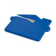 2 PEZZI Apribuste a Forma di Casa in Plastica, Blu, 7x5 cm - apri lettere 1