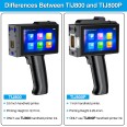 Stampante Palmare Portatile TIJ800 a Getto D'inchiostro PortatileTouch da 5 Pollici per Logo/Immagine/Codice a Barre 5