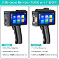 TIJ800P Stampante Palmare Portatile a Getto D'inchiostro Touch Screen da 4,3 Pollici per Logo/Immagine/Codice a Barre 5
