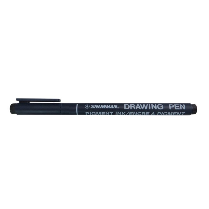 Penna Inchiostro pigmentato per disegni per lucidi  Snowman drawing pen 1