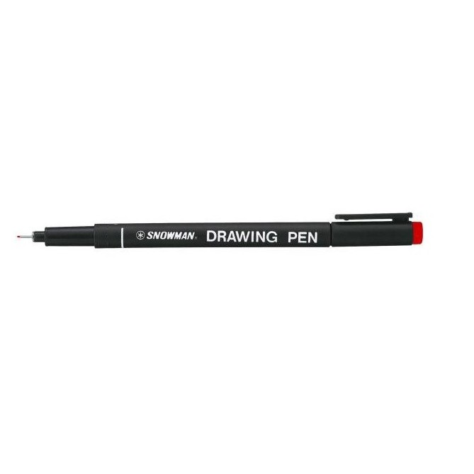 Penna Inchiostro pigmentato per disegni per lucidi  Snowman drawing pen 5