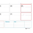 Planning mensile 2026-2027 spiralato 21x30cm A4 (bi-annuale) ROSSOBLU 4