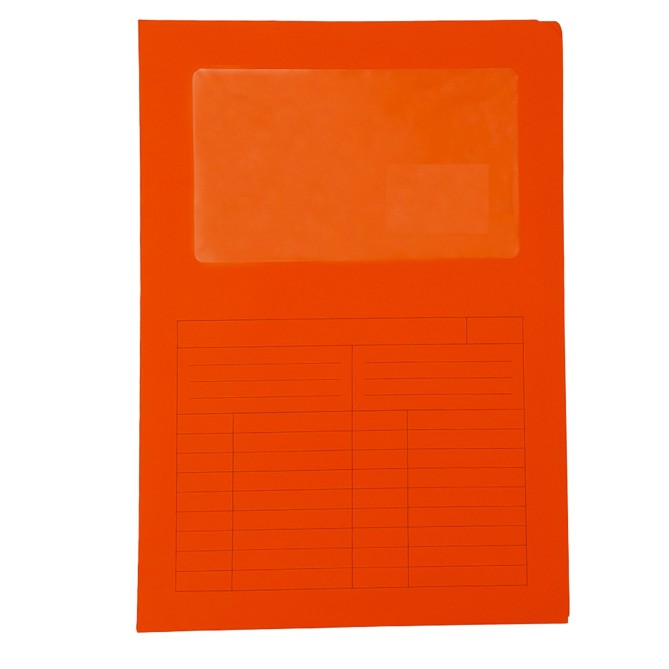 25 Cartelle in cartoncino Con Finestra e apertura Ad L - 22x31 cm 7