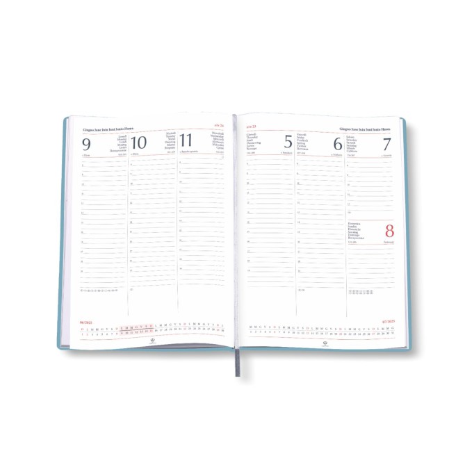 Agenda settimanale 2026 TAVECCHI copertina termovirante17x24cm 10