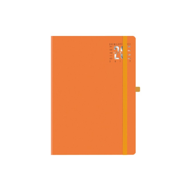Agenda giornaliera 2026 chiusura elastico 15x21cm A5 multilingua 4