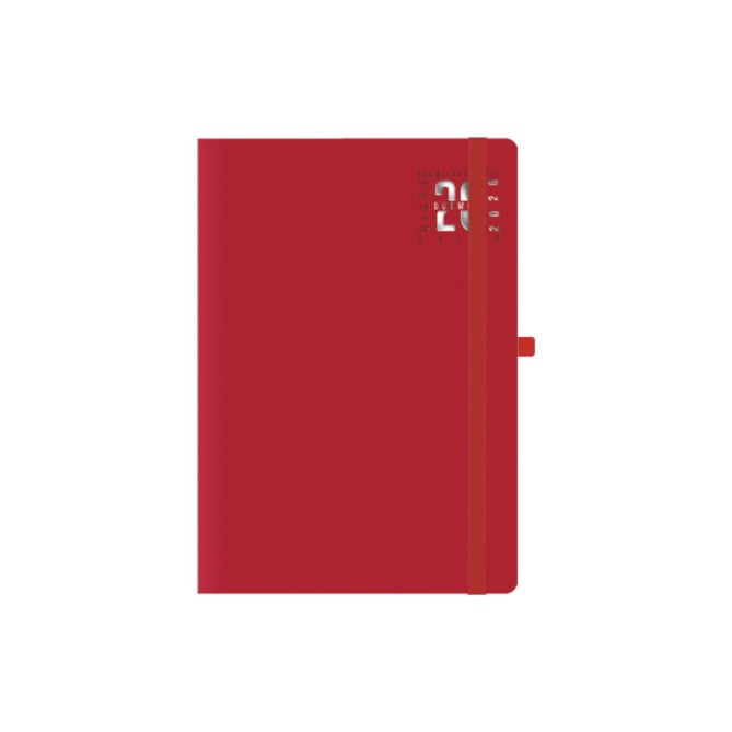 Agenda giornaliera 2026 chiusura elastico 15x21cm A5 multilingua 5
