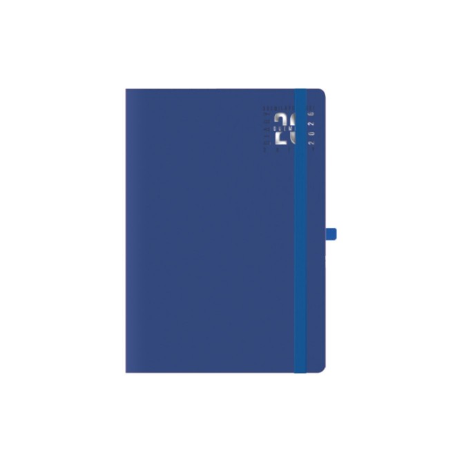 Agenda giornaliera 2026 chiusura elastico 15x21cm A5 multilingua 6