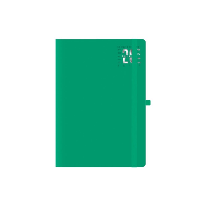 Agenda giornaliera 2026 chiusura elastico 15x21cm A5 multilingua 9