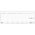 Planning settimanale 2026 GREY spiralato 10x30cm su due pagine orario festivi evidenziati natura grigio 6