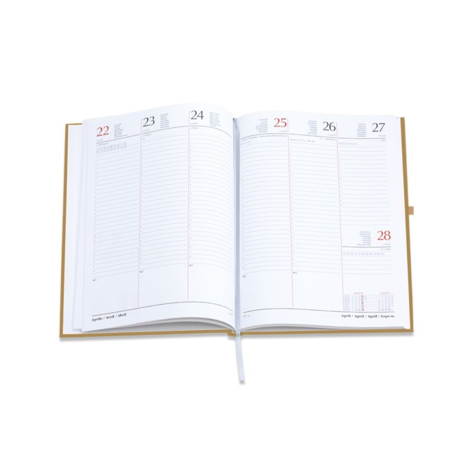 Agenda settimanale 2026 chiusura elastico 17x24cm dynamic 9